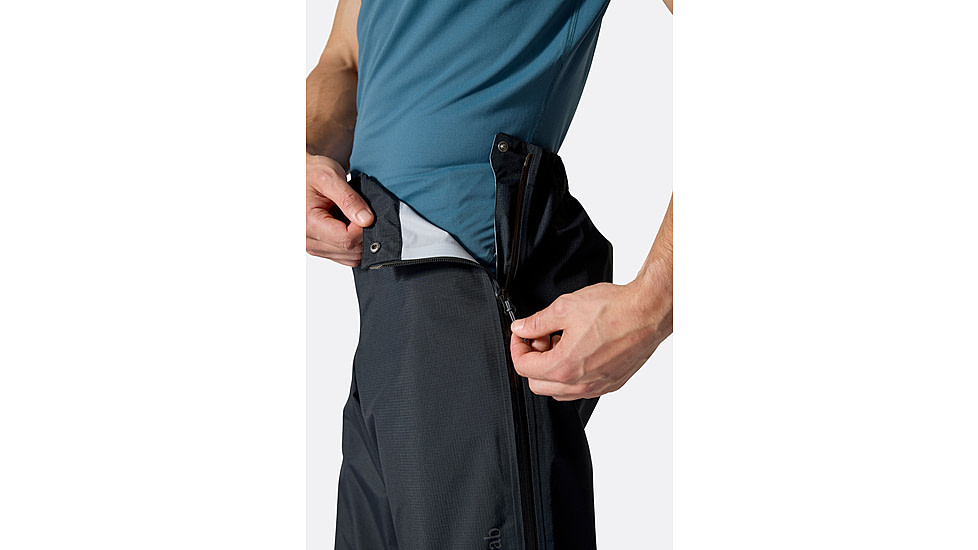 Rab Firewall Mountain Pants - Mens, Black, Medium, Long, QWG-98-BLK-MED-LG