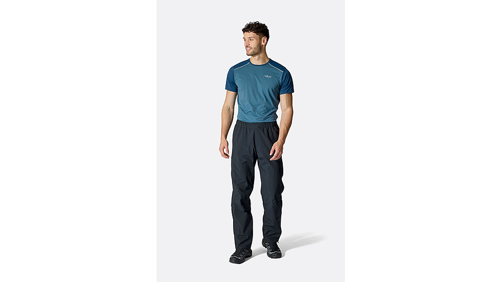 Rab Firewall Mountain Pants - Mens, Black, Medium, Long, QWG-98-BLK-MED-LG
