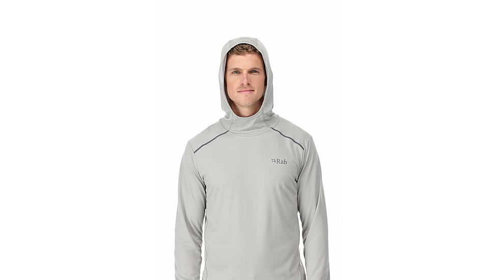 Rab Force Hoody - Mens, Dark Pewter, Small, QBL-09-DPW-SML