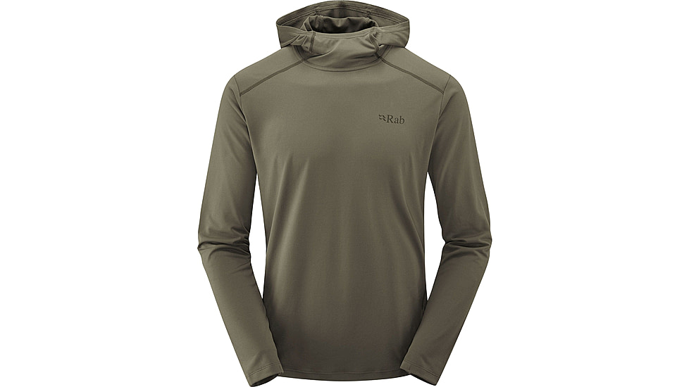 Rab Force Hoody - Mens, Light Khaki, Extra Large, QBL-09-LKH-XLG