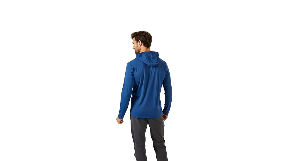 Rab Force Hoody - Mens, Nightfall Blue, Small, QBL-09-NFB-SML