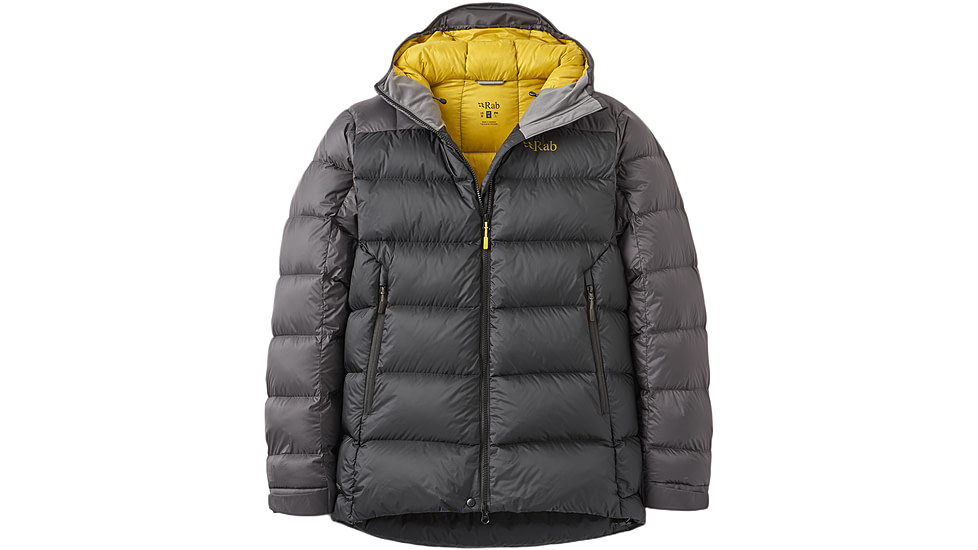 Rab Neutrino Pro Hoody - Men's, Black/Graphene, Large, QDB-85-BGP-LRG