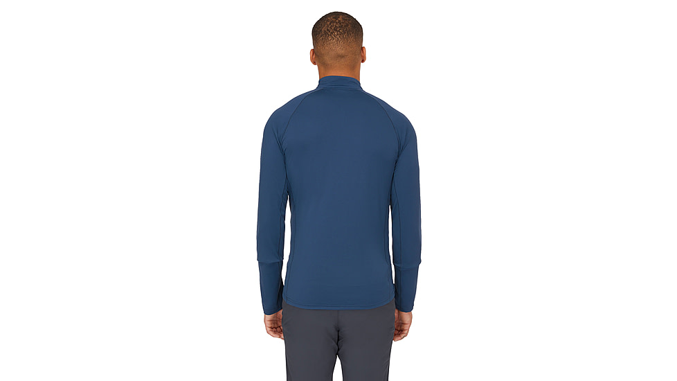 Rab Sonic Long-Sleeve Zip - Mens, Tempest Blue, Extra Large, QBL-03-TMB-XLG