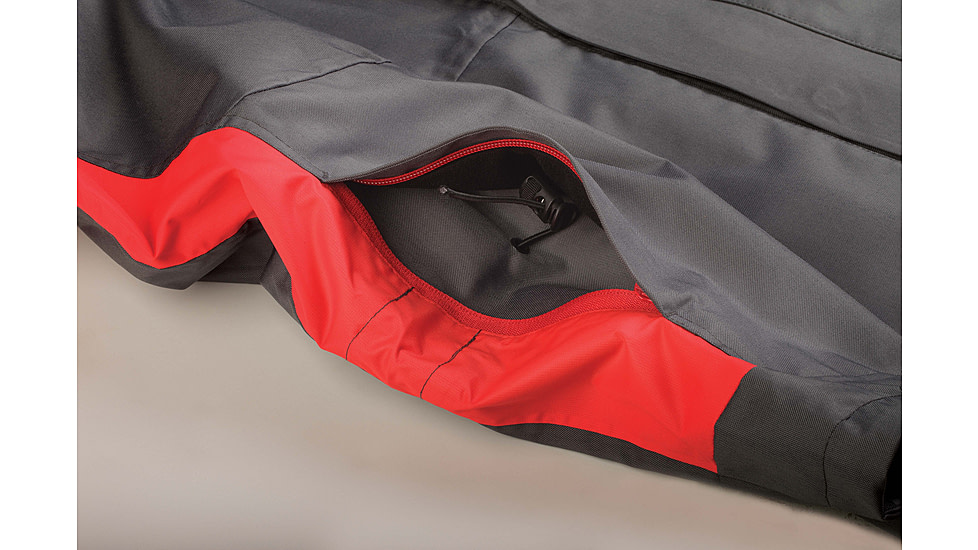 Rapala Rain Jacket, Grey Red, Small, RR1J-S