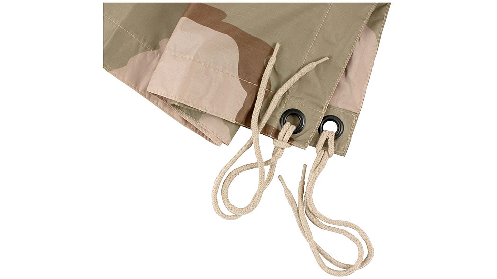 Red Rock Outdoor Gear G.I. Style Ripstop Nylon Poncho, Desert, 1001DST