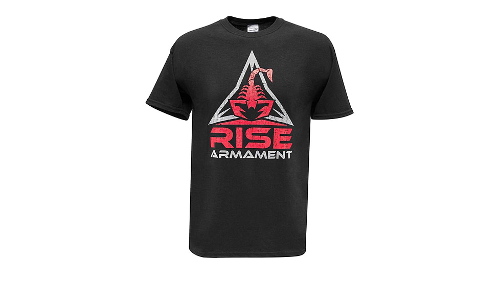 RISE Armament RISE Armament Logo T-Shirt - Mens, Black, Large, MS-100-BLK-L