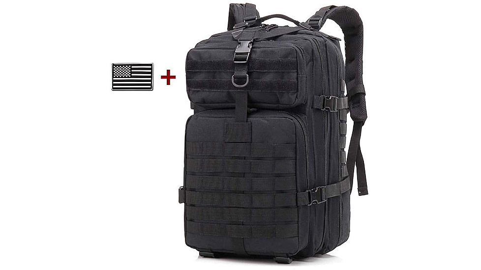 Roaring Fire 45L Tactical Backpack, Black, 19.6x11.8x11.8 inch, RF096 BK