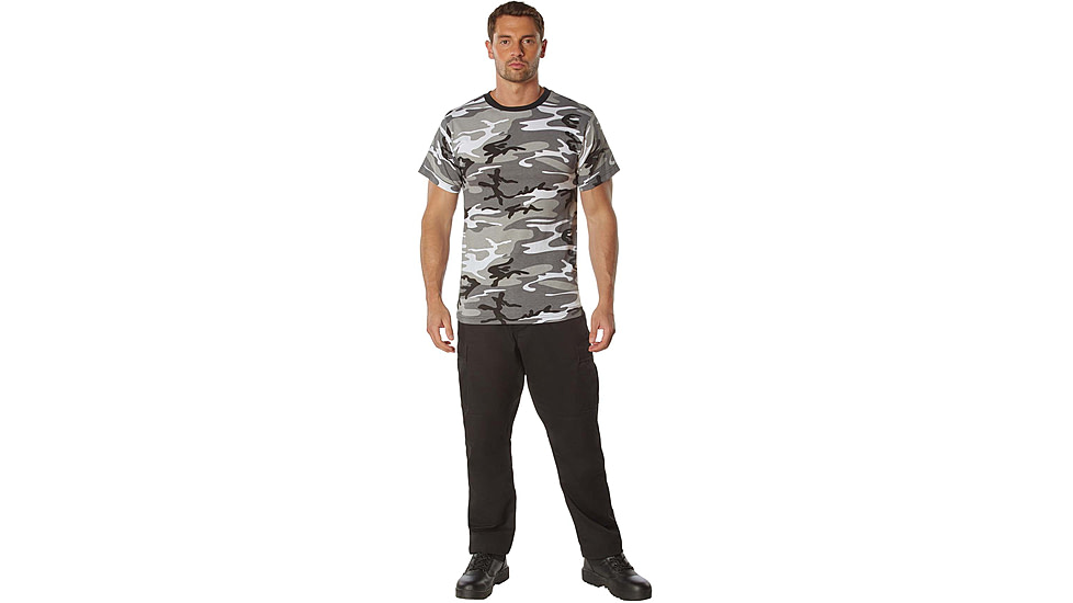 Rothco 100% Cotton Camo T-Shirt - Mens, City Camo, Extra Large, 60580-CityCamo-XL