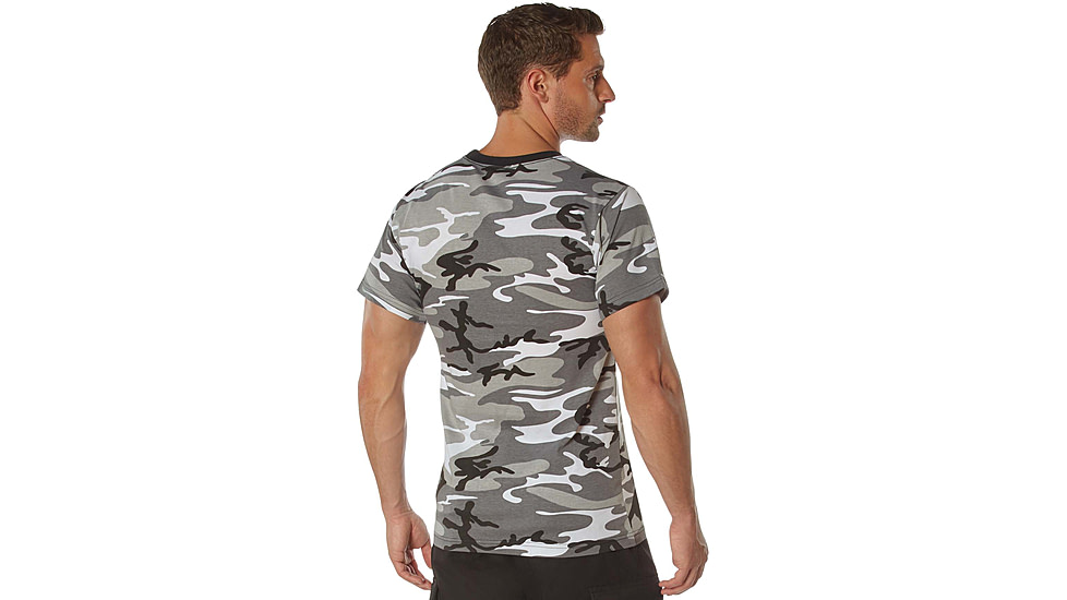 Rothco 100% Cotton Camo T-Shirt - Mens, City Camo, Extra Large, 60580-CityCamo-XL