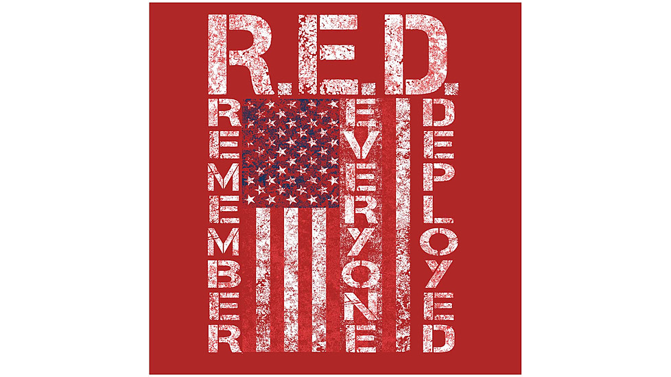 Rothco Concealed Carry Remember Everyone Deployed Hoodie - Men's, Medium, Red, 4036-M