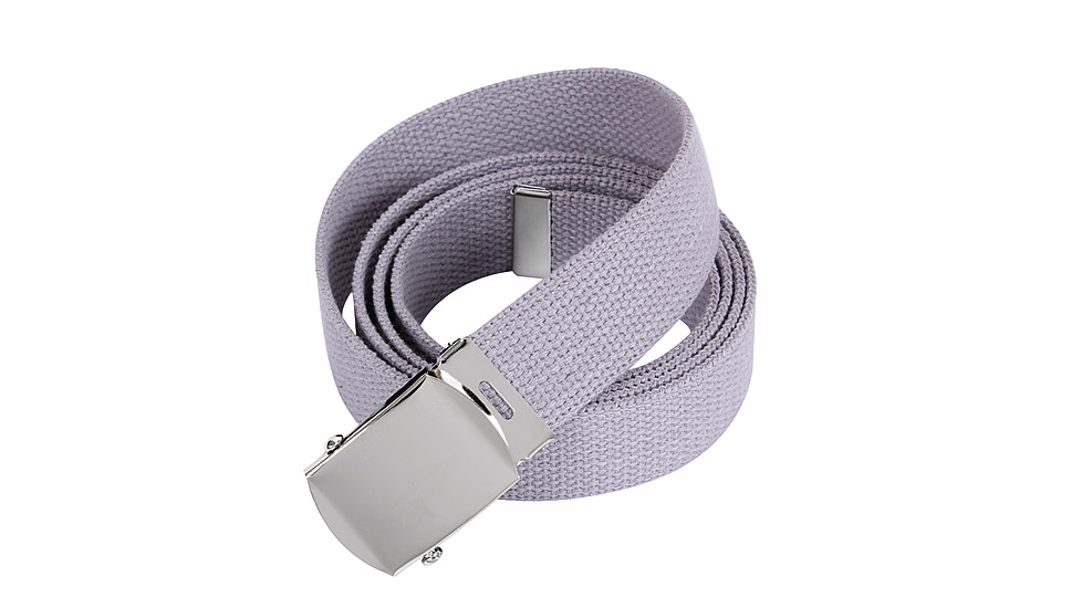 Rothco 54 Inch Military Web Belts, Chrome, Grey, 4170-Chrome-Grey