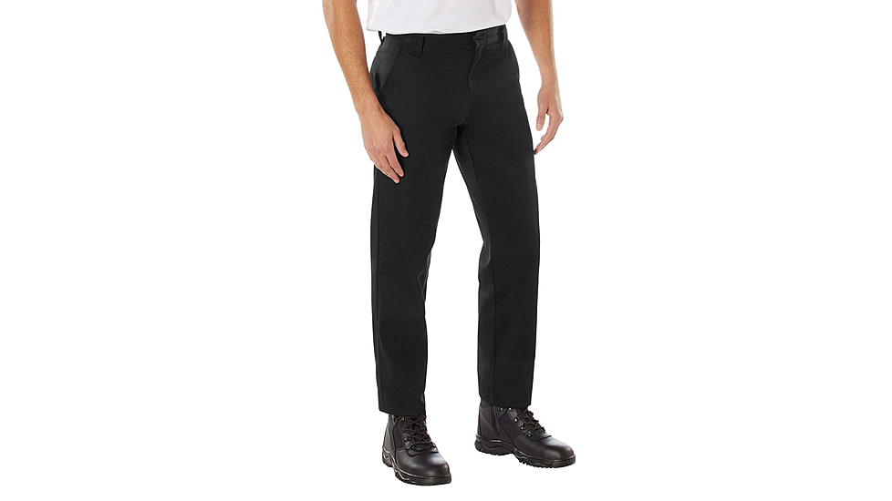 Rothco Active Flex Four Pocket Work Pants - Mens, Black, 30 Waist, 34 Inseam, 62065-Black-30Wx34L