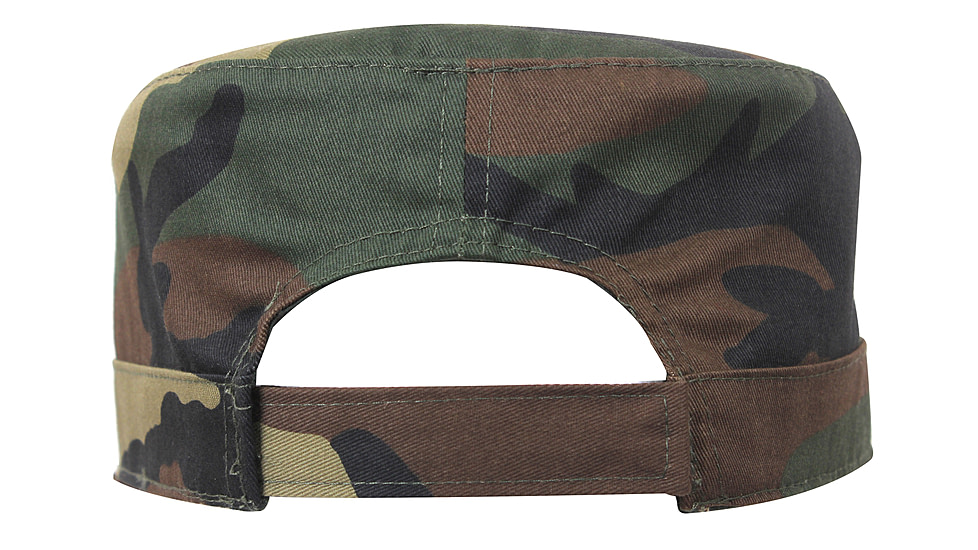 Rothco Adjustable Camo Fatigue Cap, Woodland Camo, 4540-WoodlandCamo