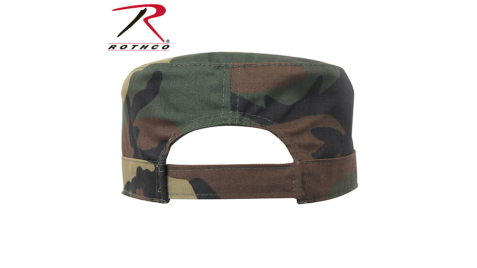 Rothco Adjustable Camo Fatigue Cap, Woodland Camo, 4540-WoodlandCamo