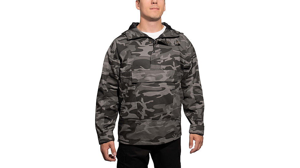 Rothco Anorak Parka - Mens, Black Camo, Large, 38470-BlackCamo-L