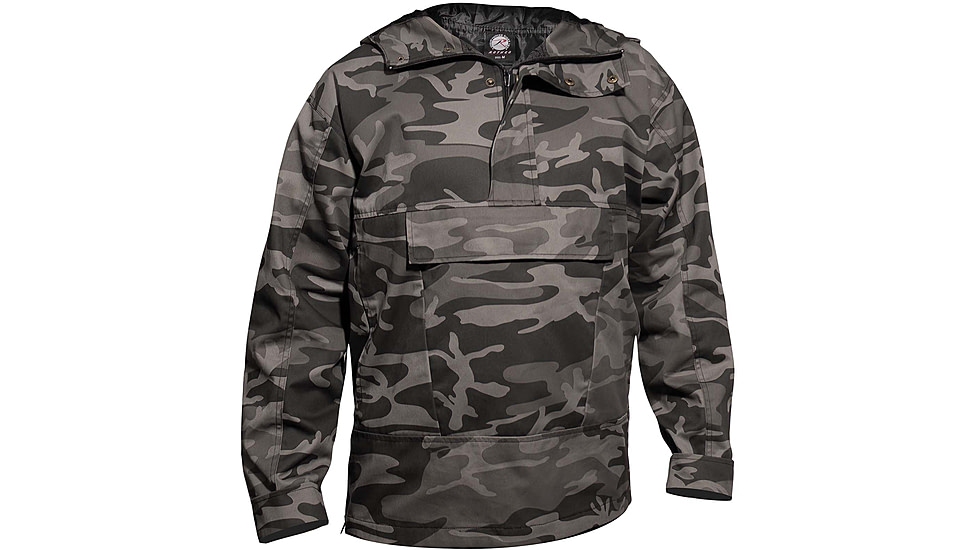 Rothco Anorak Parka - Mens, Black Camo, Large, 38470-BlackCamo-L