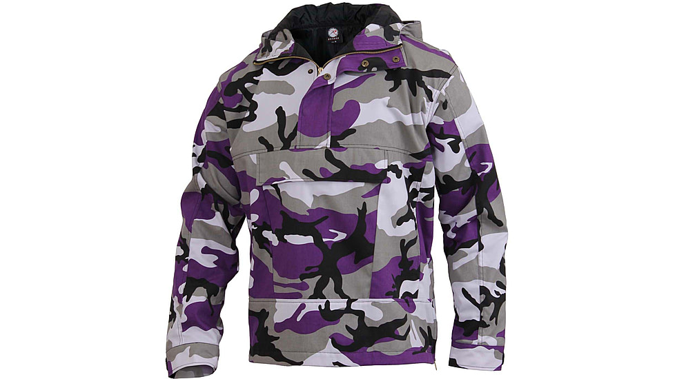 Rothco Anorak Parka, Ultra Violet Camo, Small, 3647-UltraVioletCamo-S