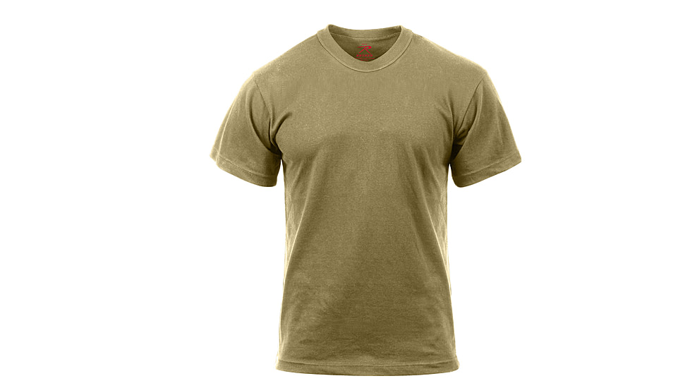 Rothco AR 670-1 Coyote T-Shirt, L, 67847-L