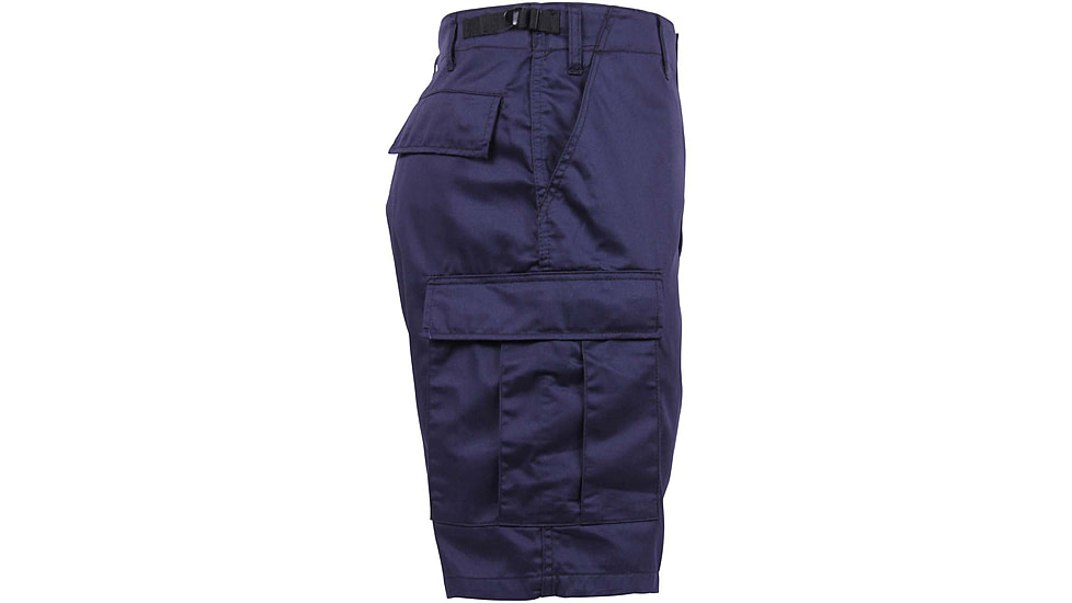 Rothco BDU Shorts, Navy Blue, Large, 65209-NavyBlue-L