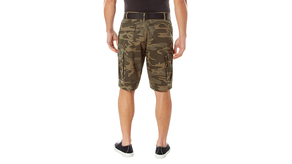 Rothco Camo BDU Shorts, S, Coyote Camo, 65245-CoyoteCamo-S