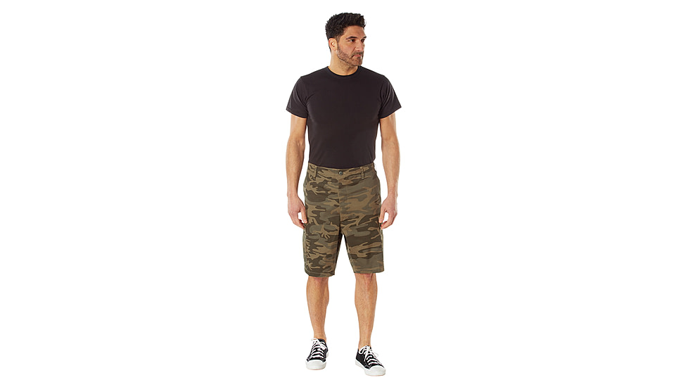 Rothco Camo BDU Shorts, S, Coyote Camo, 65245-CoyoteCamo-S