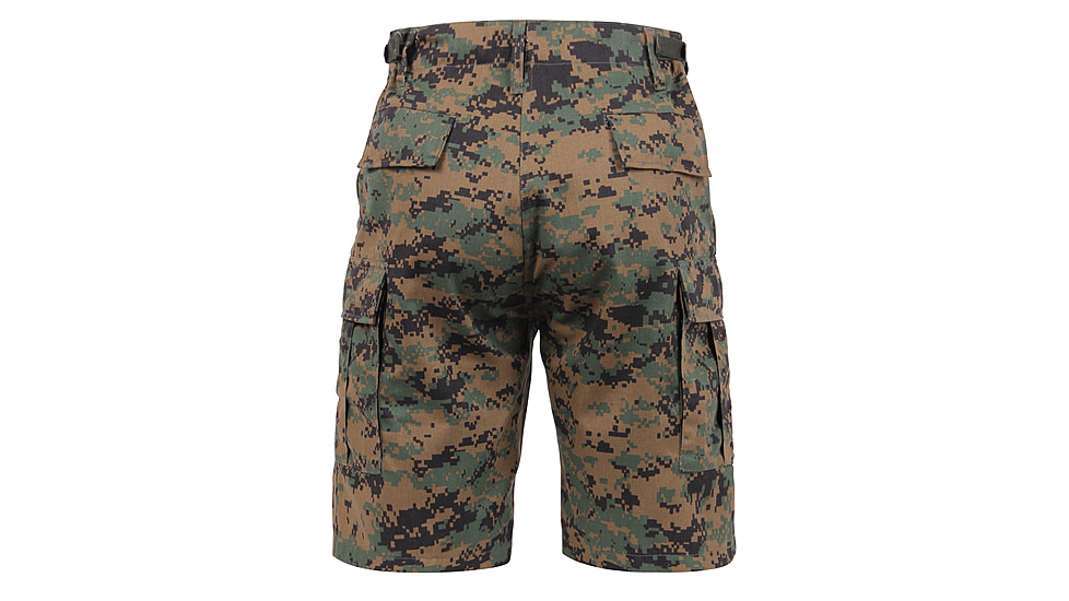 Rothco Camo BDU Shorts, Tiger Stripe Camo, Small, 7085-TigerStripeCamo-S