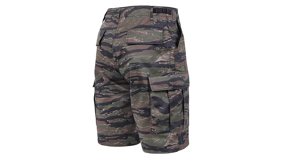 Rothco Camo BDU Shorts, Tiger Stripe Camo, Small, 7085-TigerStripeCamo-S