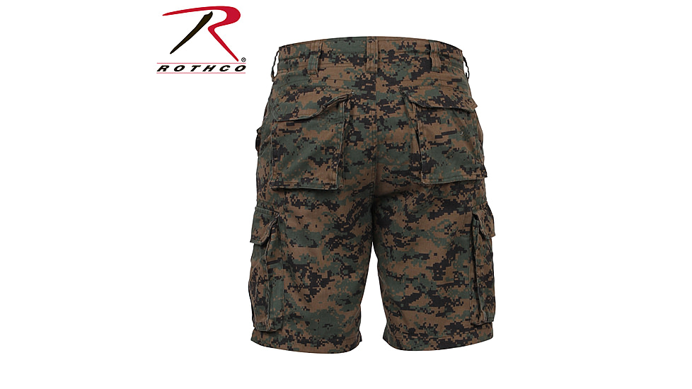 Rothco Camo BDU Shorts, Tiger Stripe Camo, Small, 7085-TigerStripeCamo-S