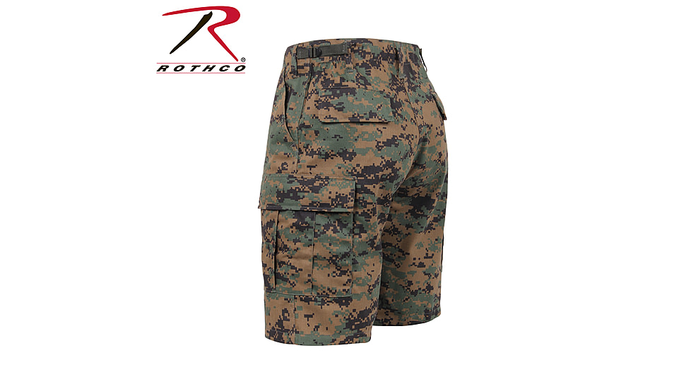 Rothco Camo BDU Shorts, Tiger Stripe Camo, Small, 7085-TigerStripeCamo-S