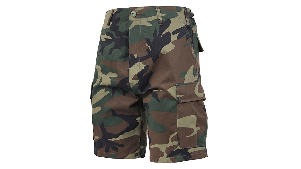 Rothco Camo BDU Shorts, Tiger Stripe Camo, Small, 7085-TigerStripeCamo-S