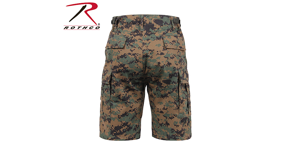 Rothco Camo BDU Shorts, Tiger Stripe Camo, Small, 7085-TigerStripeCamo-S