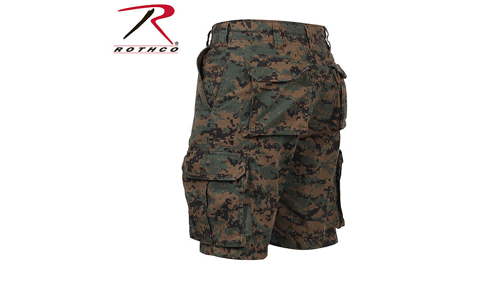 Rothco Camo BDU Shorts, Tiger Stripe Camo, Small, 7085-TigerStripeCamo-S