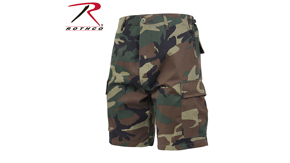 Rothco Camo BDU Shorts, Tiger Stripe Camo, Small, 7085-TigerStripeCamo-S