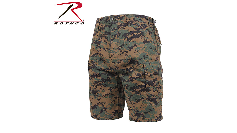 Rothco Camo BDU Shorts, Tiger Stripe Camo, Small, 7085-TigerStripeCamo-S