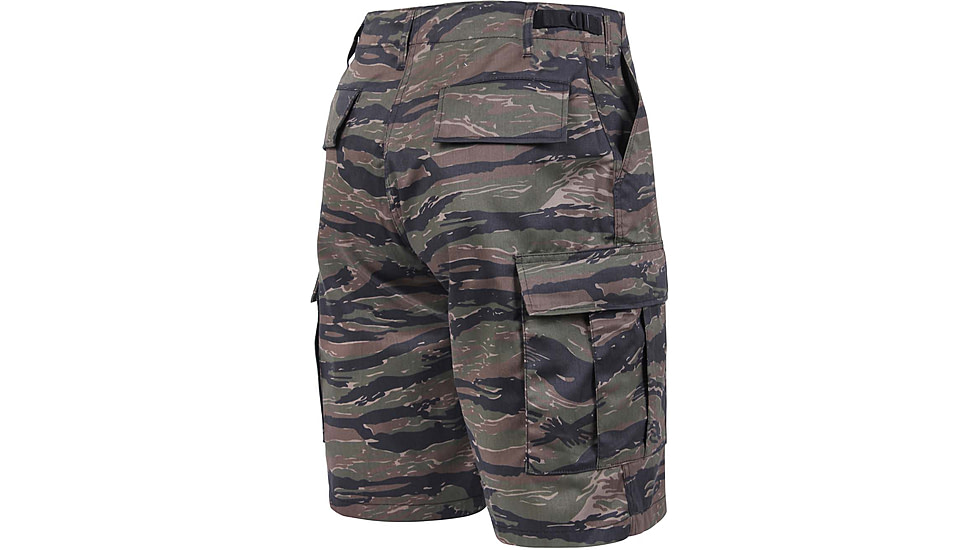 Rothco Camo BDU Shorts, Tiger Stripe Camo, Small, 7085-TigerStripeCamo-S