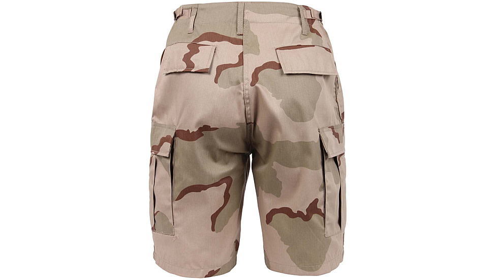 Rothco Camo BDU Shorts, Tri-Color Desert Camo, Large, 7672-Tri-ColorDesertCamo-L