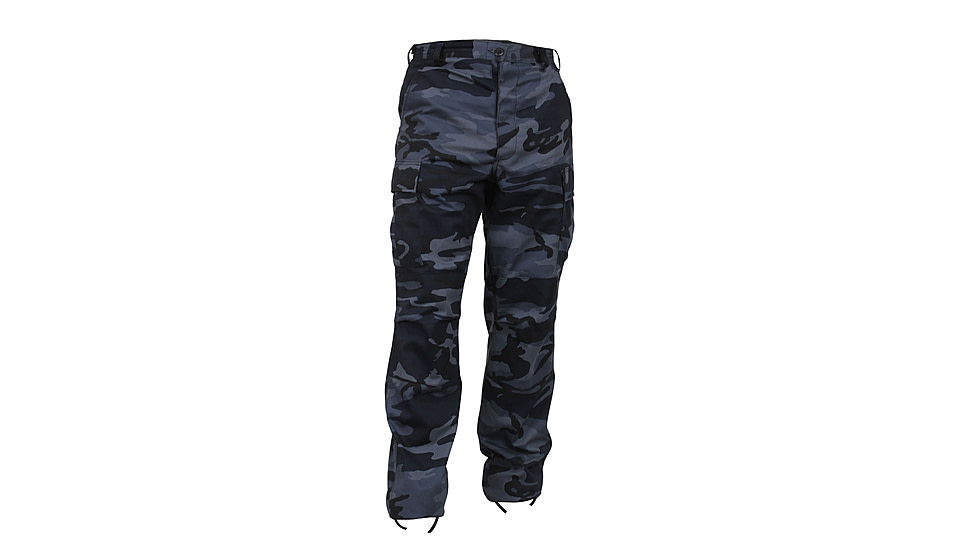 Rothco Color Camo Tactical BDU Pants - Mens, Small, Midnight Blue Camo, 4712-MidnightBlueCamo-S27-31Waist