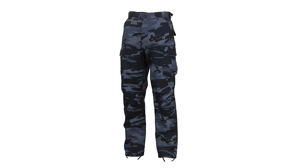 Rothco Color Camo Tactical BDU Pants - Mens, Small, Midnight Blue Camo, 4712-MidnightBlueCamo-S27-31Waist