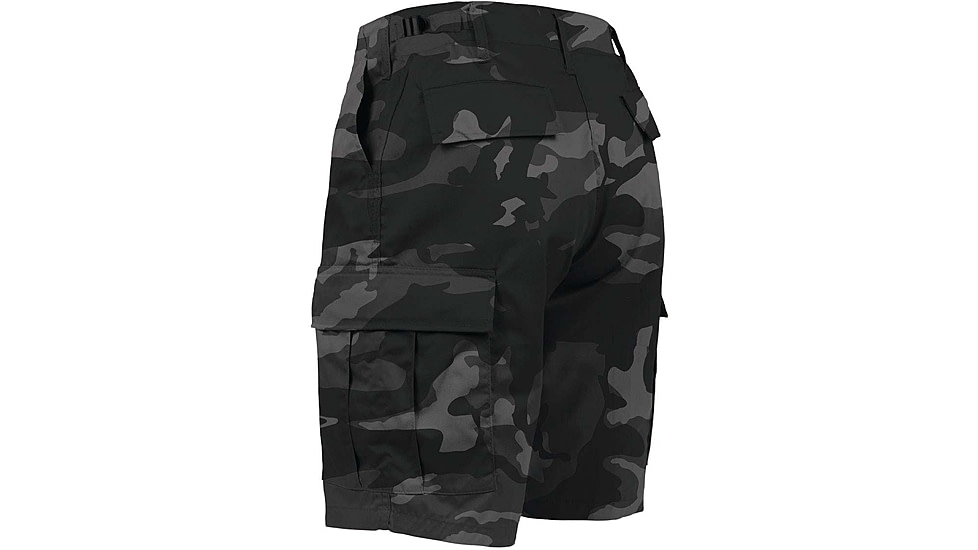 Rothco Colored Camo BDU Shorts, Extra Large, Black Camo, 1817-BlackCamo-XL