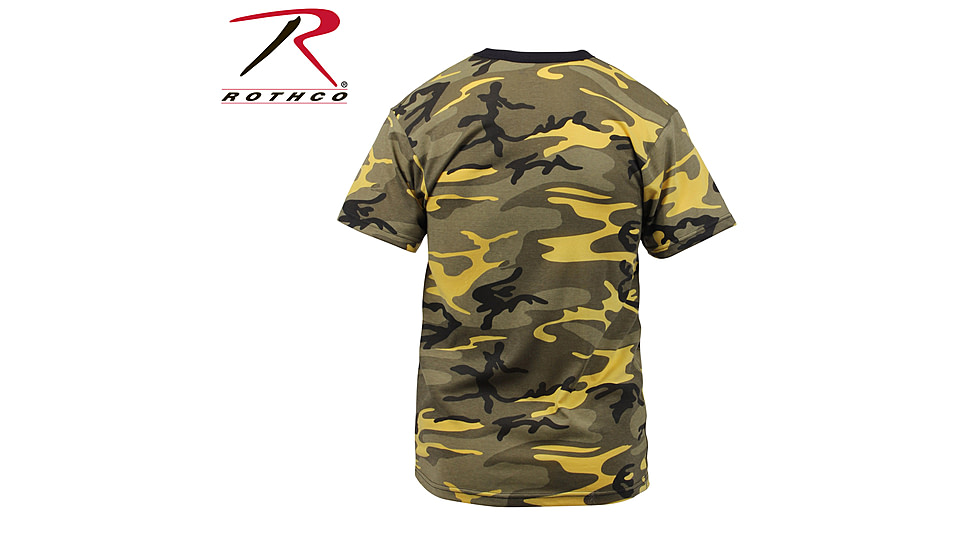 Rothco Tiger Stripe Camo T-Shirts, Tiger Stripe Camo, Small, 6787-TigerStripeCamo-S