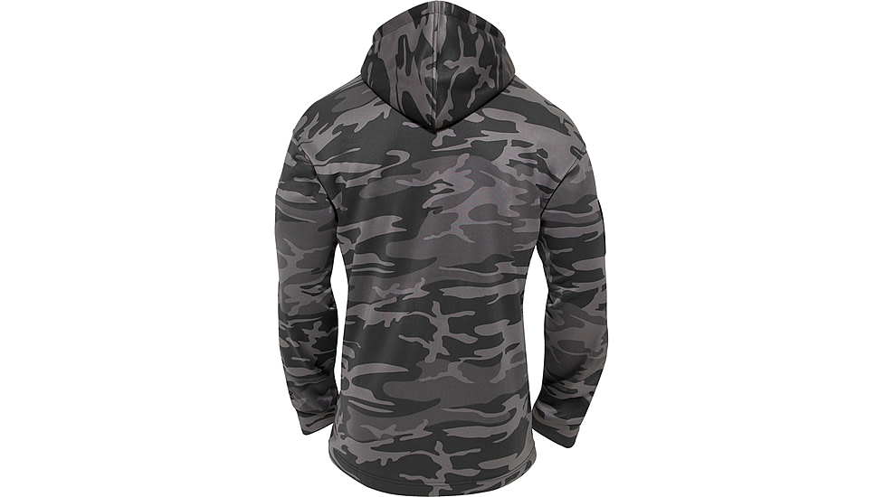 Rothco Concealed Carry Hoodie, 2XL, Black Camo, 6136-BlackCamo-2XL