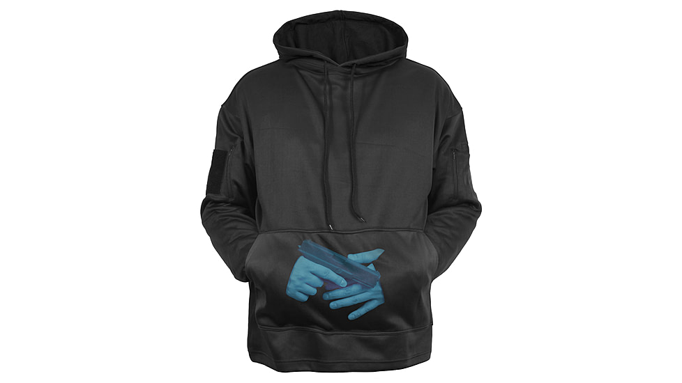 Rothco Concealed Carry Hoodie - Men's, Black, Medium, 2071-Black-M