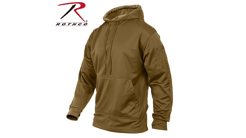 Rothco Concealed Carry Hoodie - Men's, Black, Medium, 2071-Black-M