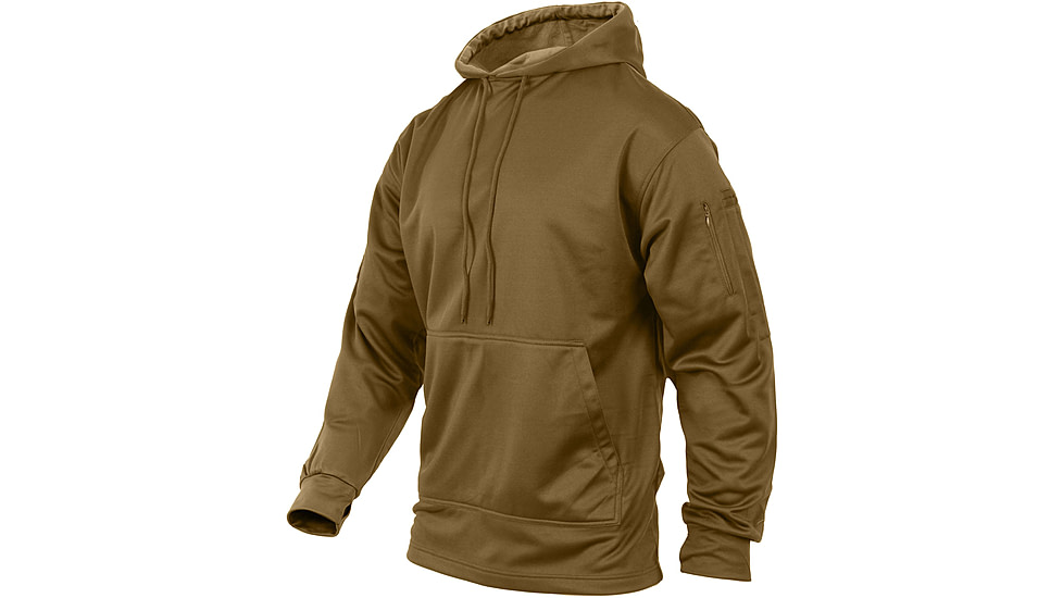 Rothco Concealed Carry Hoodie, Coyote Brown, XL, 2081-CoyoteBrown-XL