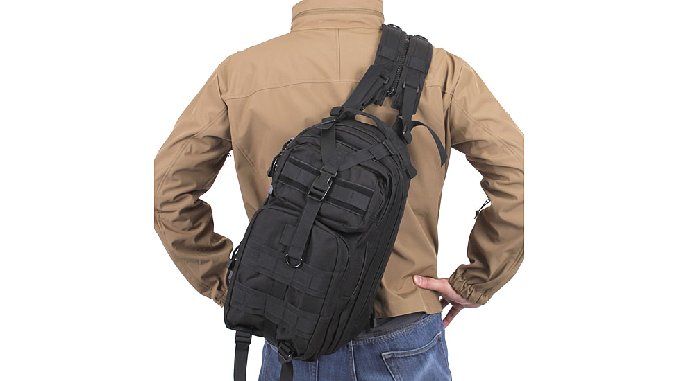 Rothco Convertible Medium Transport Pack, Black, 22987-Black