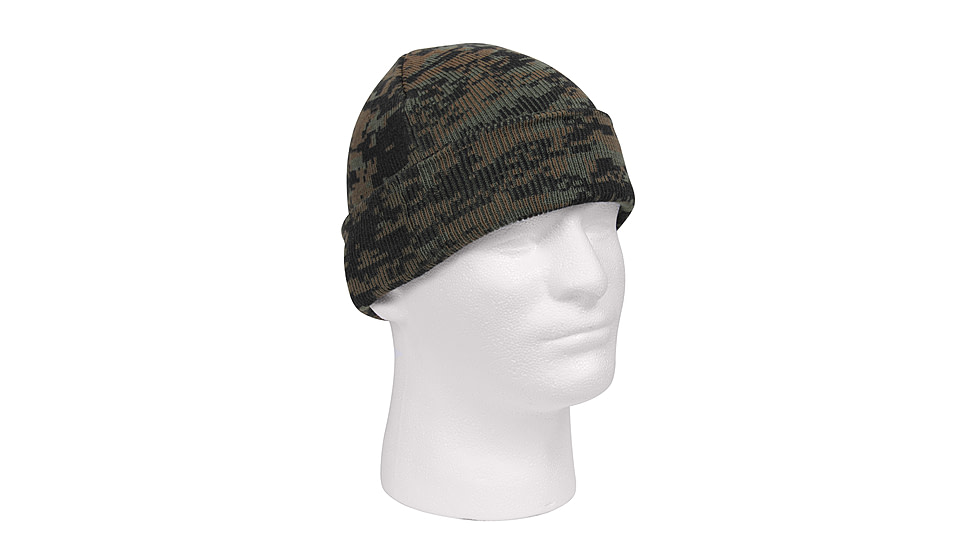 Rothco Deluxe Camo Watch Cap, Woodland Digital Camo, 5715-WoodlandDigitalCamo