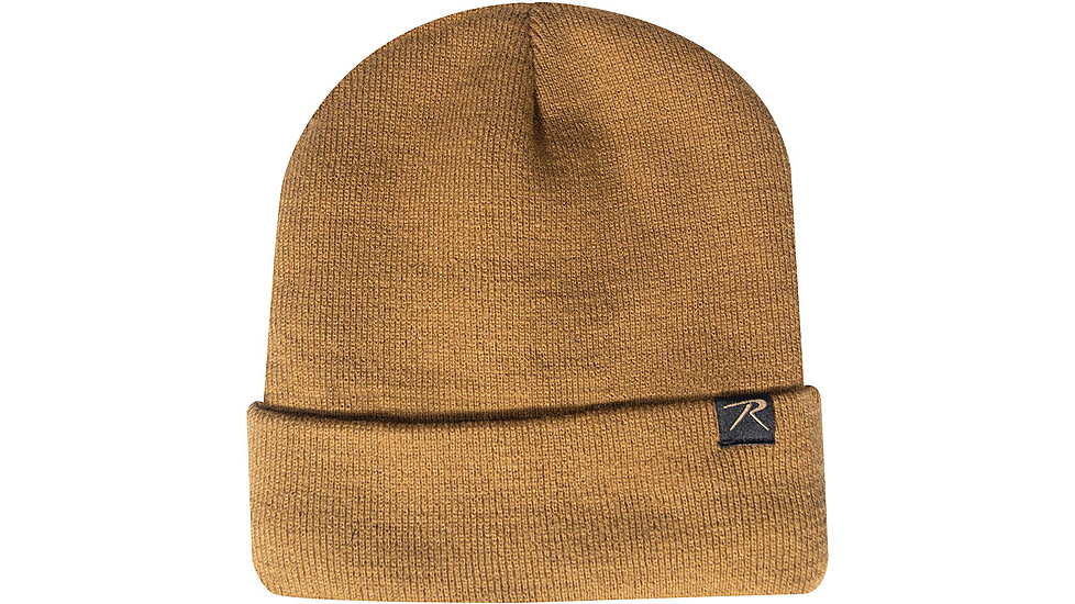 Rothco Deluxe Fine Knit Sherpa-Lined Watch Cap - Mens, Coyote Brown, 57971-CoyoteBrown