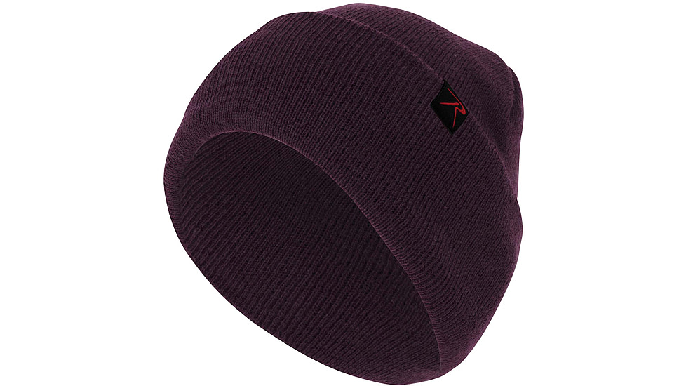 Rothco Deluxe Fine Knit Watch Cap, One Size, Maroon, 57832-Maroon-OneSize