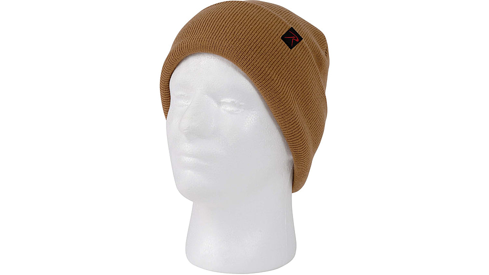 Rothco Deluxe Fine Knit Watch Cap, One Size, Work Brown, 57833-WorkBrown-OneSize