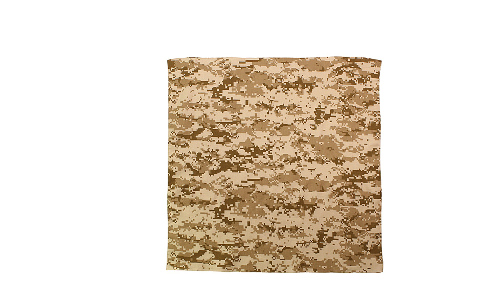 Rothco Digital Camo Bandana, Desert Digital Camo, 4001-DesertDigitalCamo